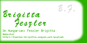 brigitta feszler business card